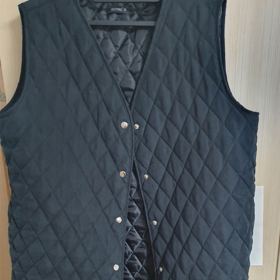 Women's Sleeveless Cotton Quilted Vest