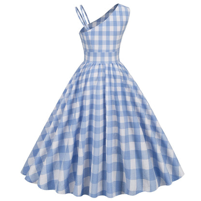 Vintage High Waist Sleeveless Women Dresses-Dresses-Free Shipping at meselling99