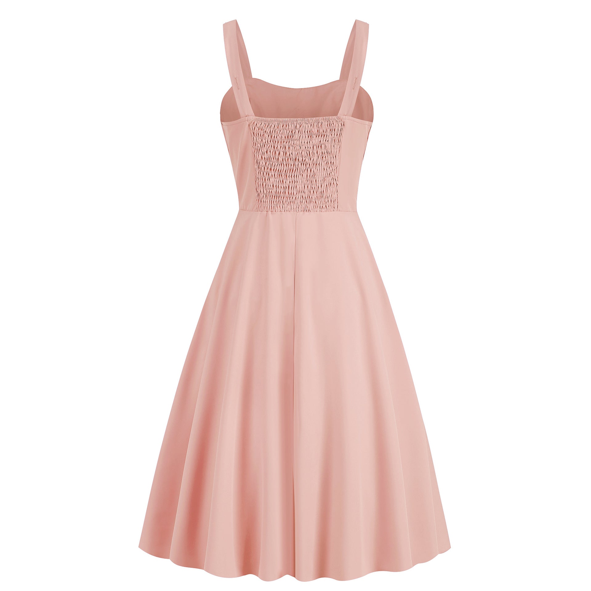 Summer Floral Sundress for Women - Slim Fit Strappy Dress with Cute Print