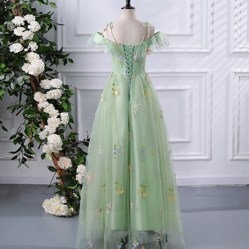 Fairly Off The Shoulder Tulle Bridesmaid Dresses