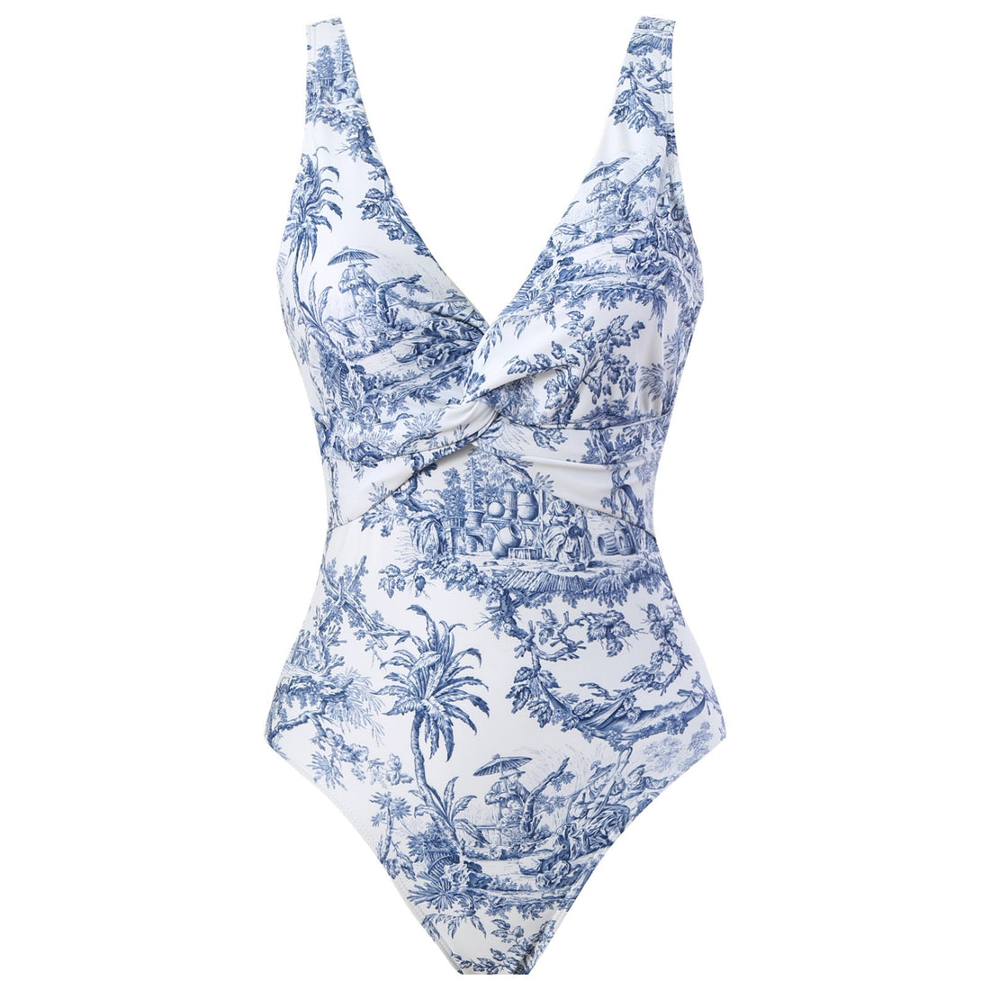 Fashionable Printed Romper with Sun Protection Sheer Cover-Up and Beach Vacation Outfit