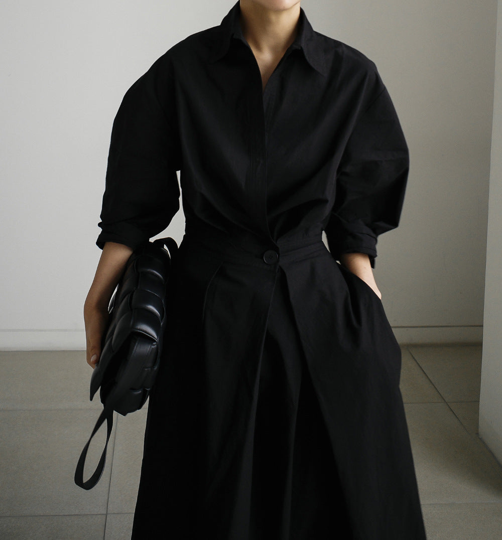 Casual Loose Fashion Long Maxi Shirts Dresses-Cozy Dresses-Free Shipping at meselling99
