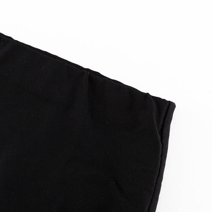 Women's Slim-Fit Black High Waist Long Pencil Skirt