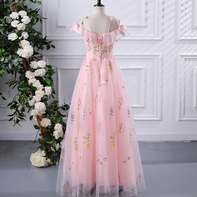 Fairly Off The Shoulder Tulle Bridesmaid Dresses