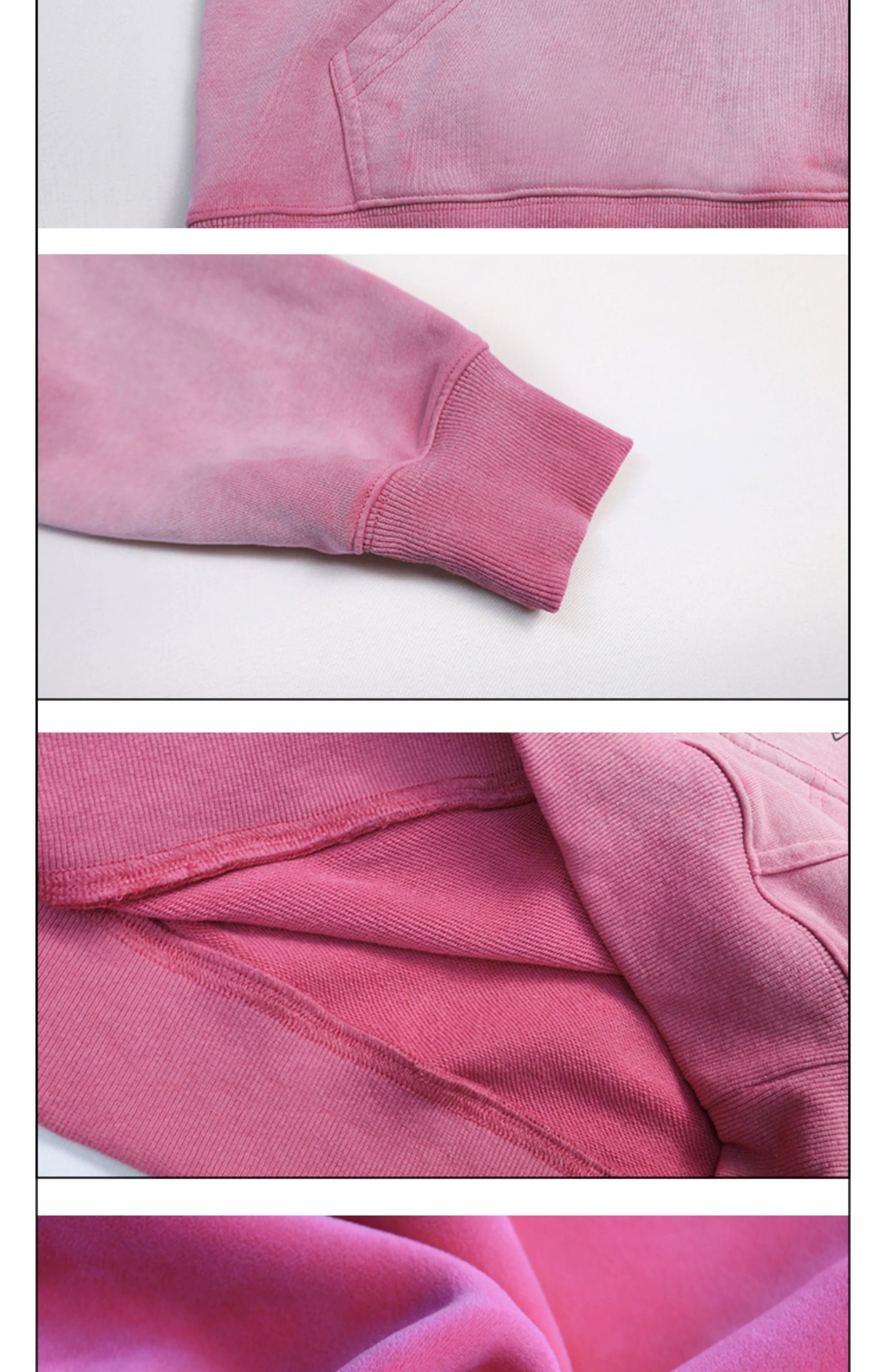 Girlyhalo Retro Hooded Sweatshirt-Pink without Velvet-S-Free Shipping Leatheretro