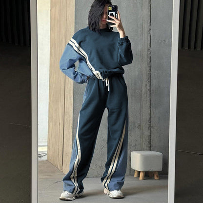 Women's Color-Block Sweatsuit Set