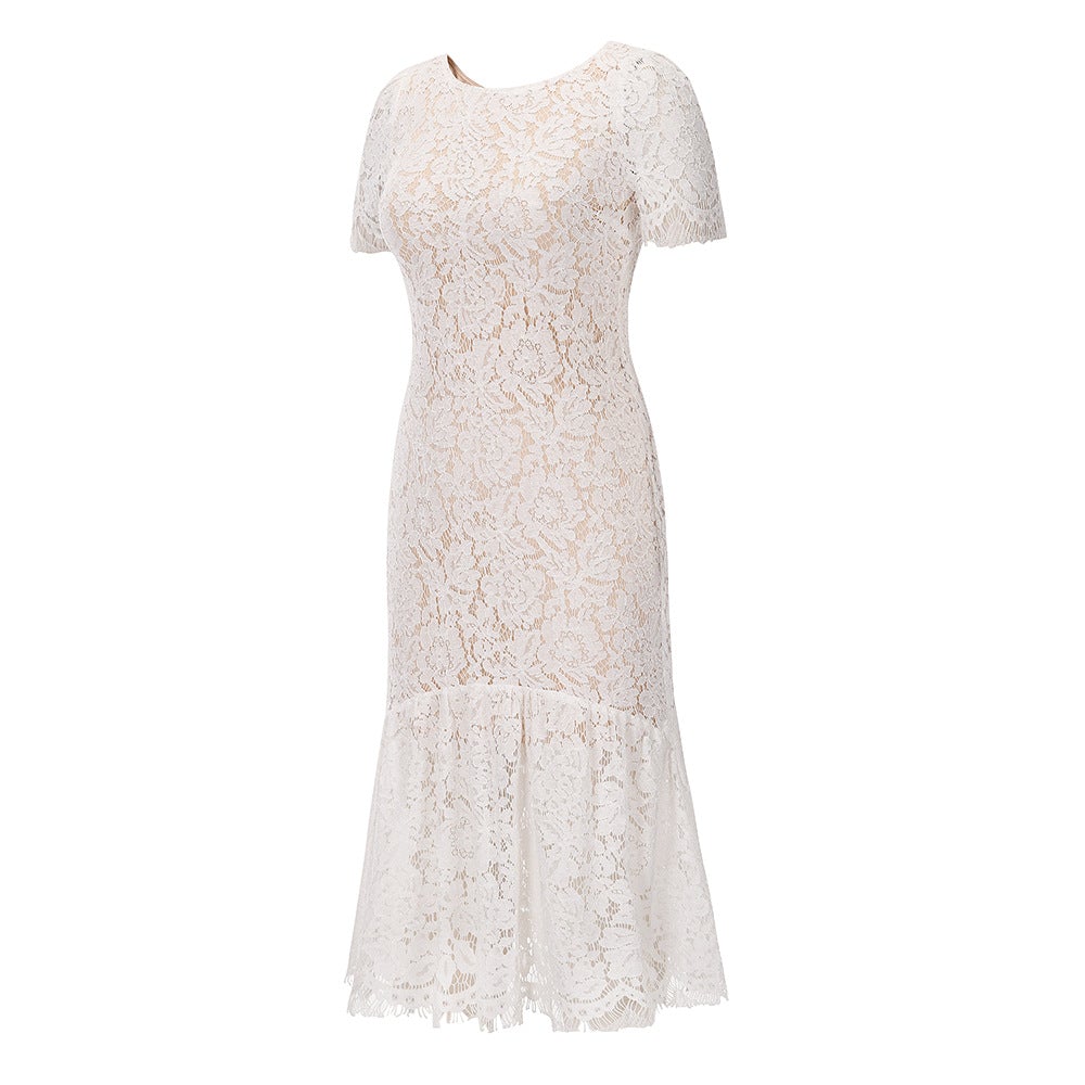 Sexy Backless Elegant Lace Dresses for Women--Free Shipping at meselling99