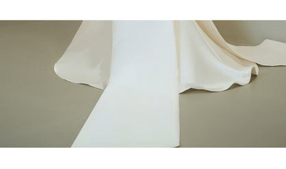 Sexy Satin Bow Design Strapless Mermaid Wedding Dresses