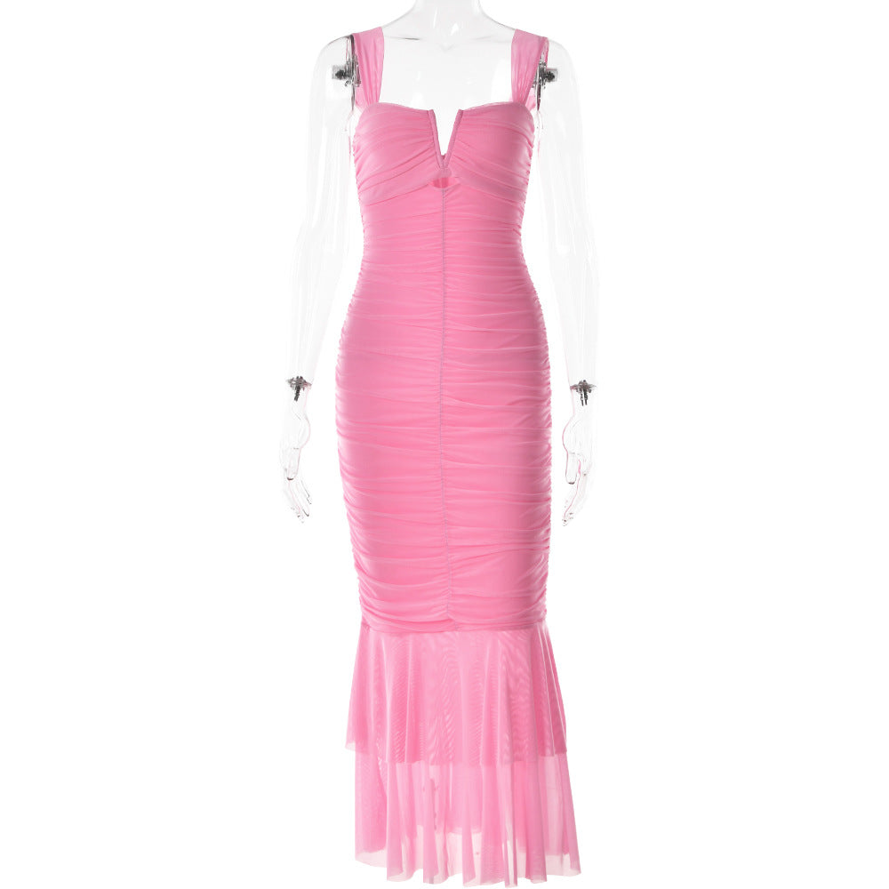 Women's Sleeveless Bodycon Mermaid Dress