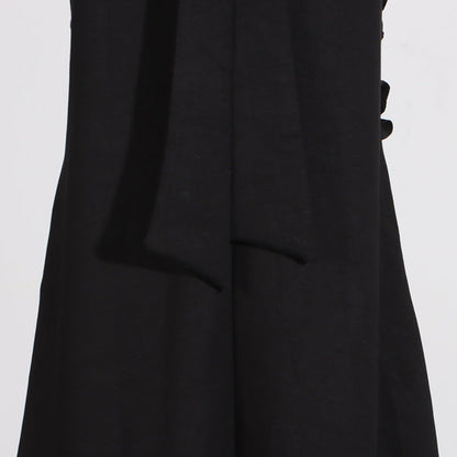 Retro Summer Stand Collar, Sleeveless Dresses with 3D Floral Details