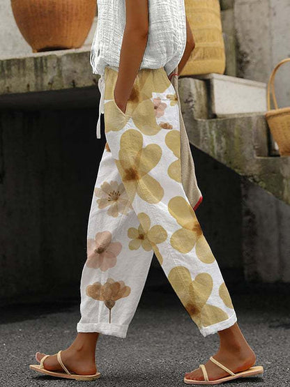 Casual Women Drawstring Elastic Waist Pants