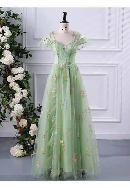 Fairly Off The Shoulder Tulle Bridesmaid Dresses