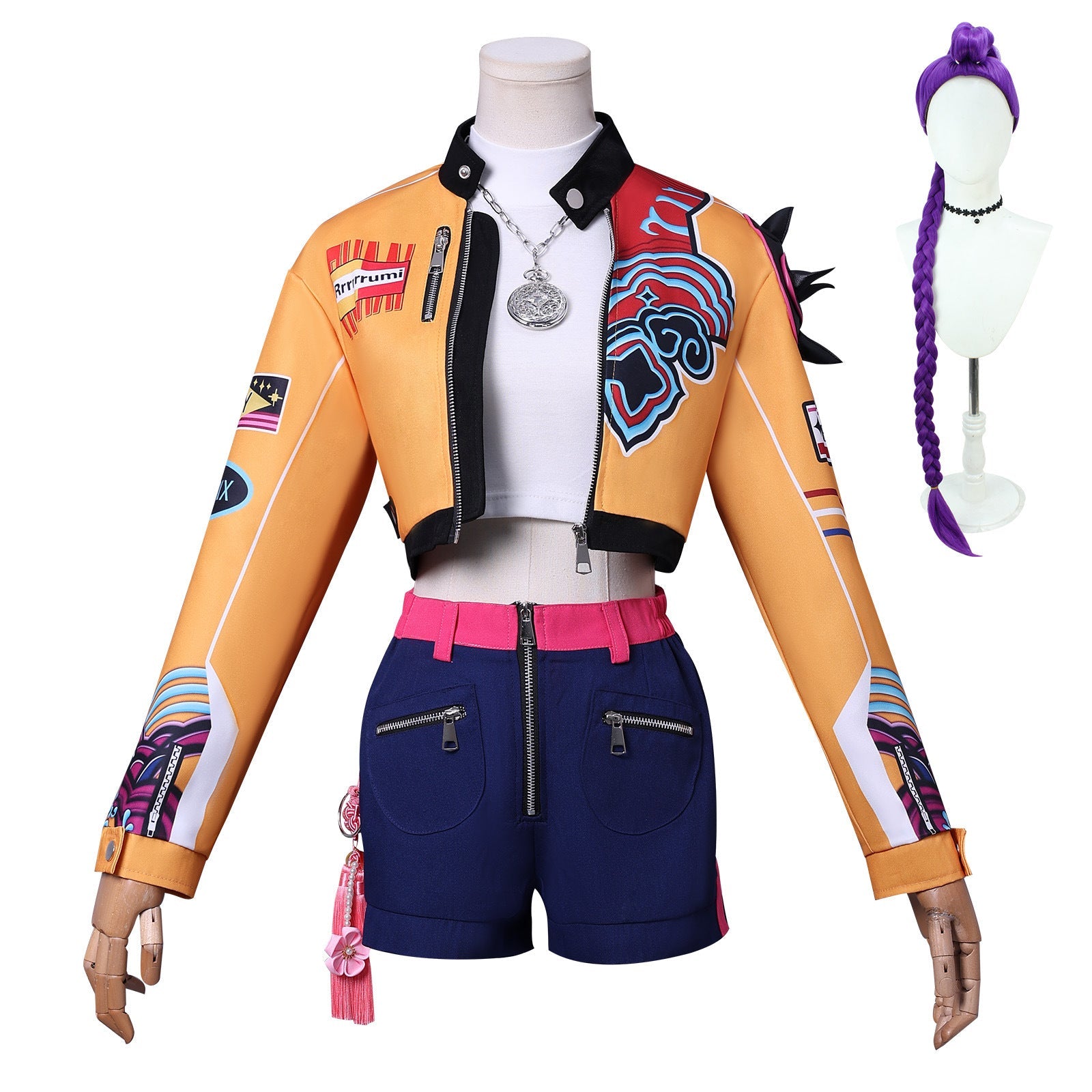 K-POP Demon Hunter Girl Group Cosplay Costume – Lumimira Zoey Outfit