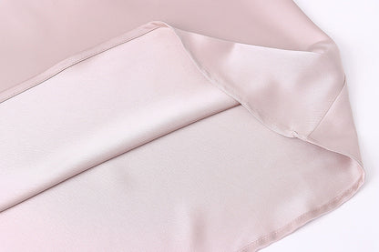 Elegant French Satin Slip Dress