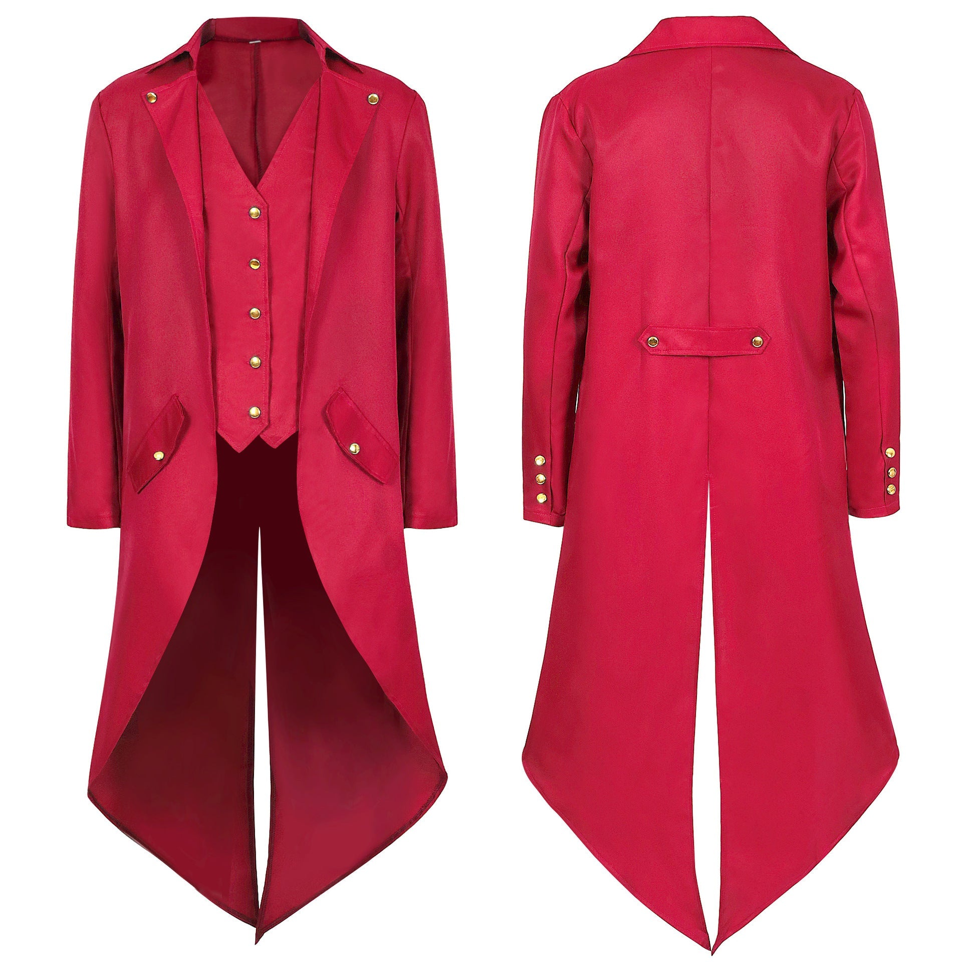 Men's Medieval Vintage Ball Tailcoat Coat