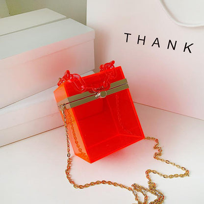 Summer Beach Pvc Jelly 3D Small Shoulder Bags-STYLEGOING