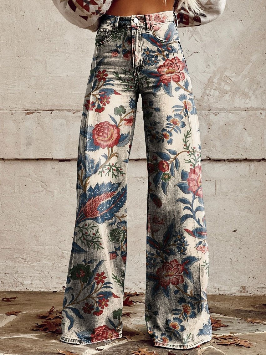 Plus Size Women's Flared Jeans