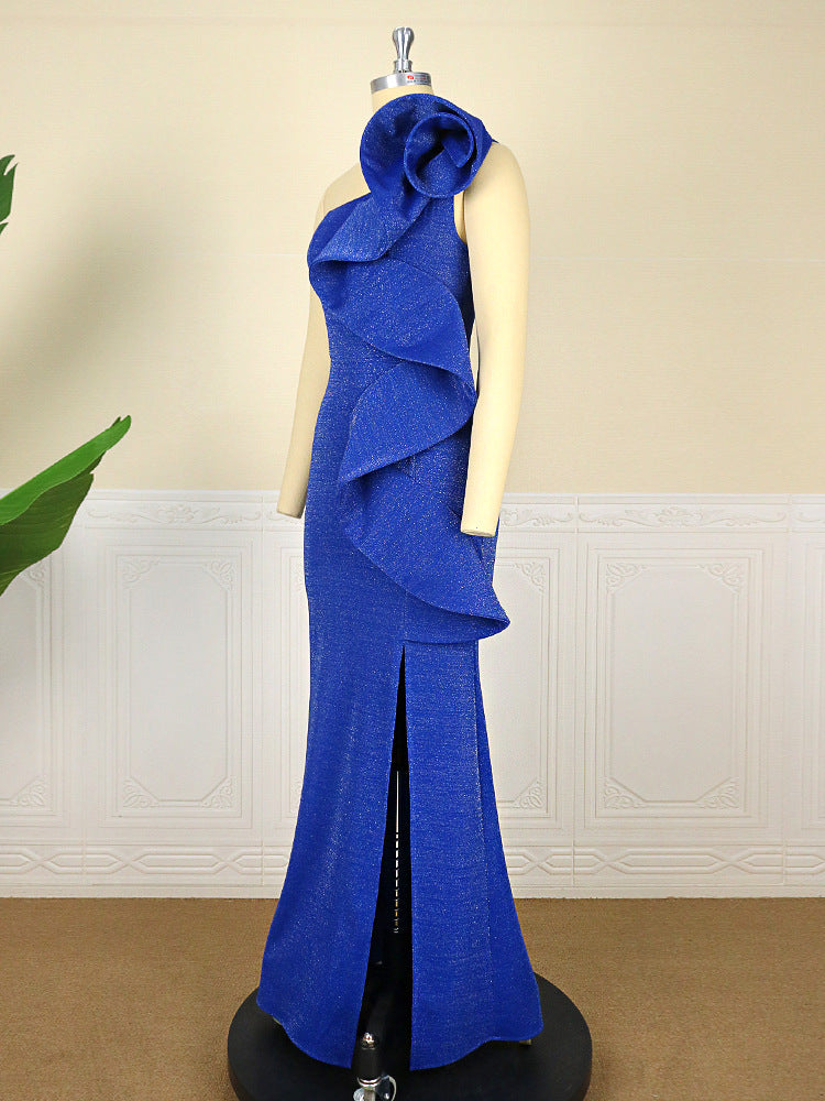 Gorgeous One Shoulder Plus Sizes Evening Dresses-Dresses-Free Shipping at meselling99