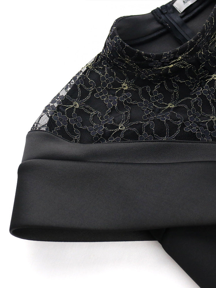 Vintage Lace Short Sleeves Party Dresses for Women-Dresses-Free Shipping at meselling99