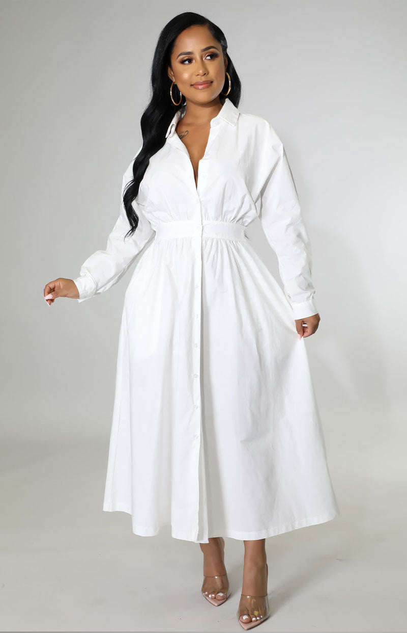 Casual Plus Sizes Shirts Dresses