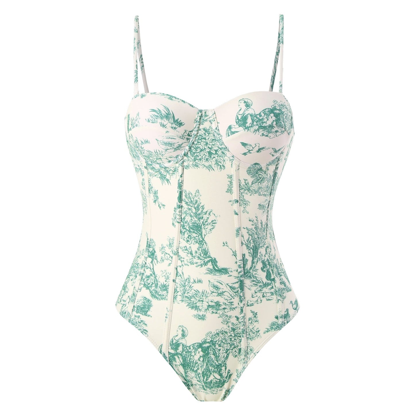 Women's One-Piece Swimsuit with Cover-Up