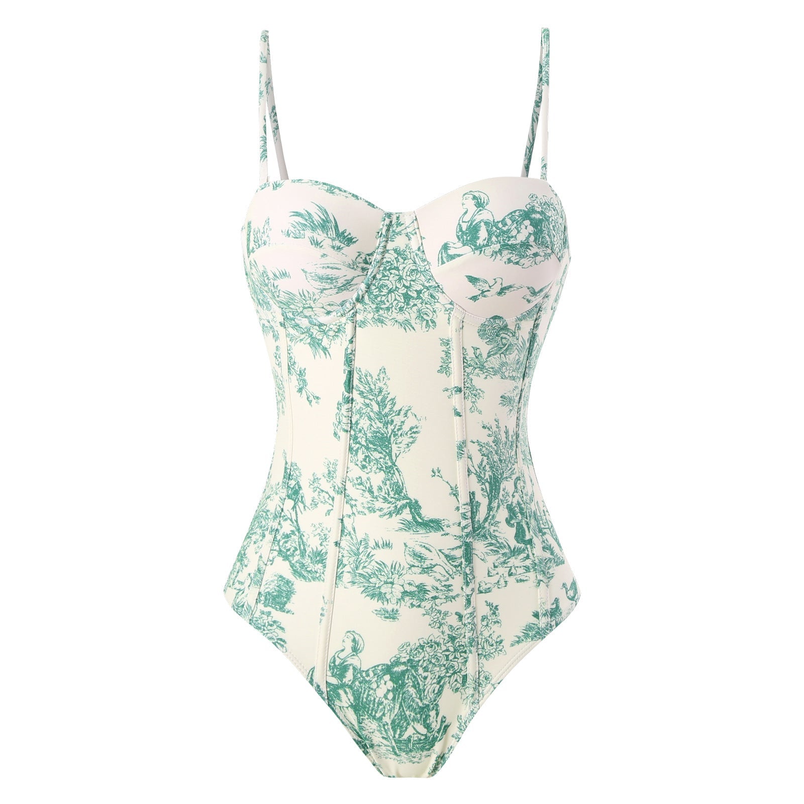 Women's One-Piece Swimsuit with Cover-Up