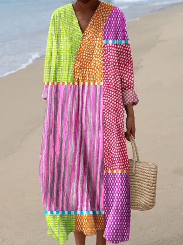Women's Long Sleeve Shirt Dress
