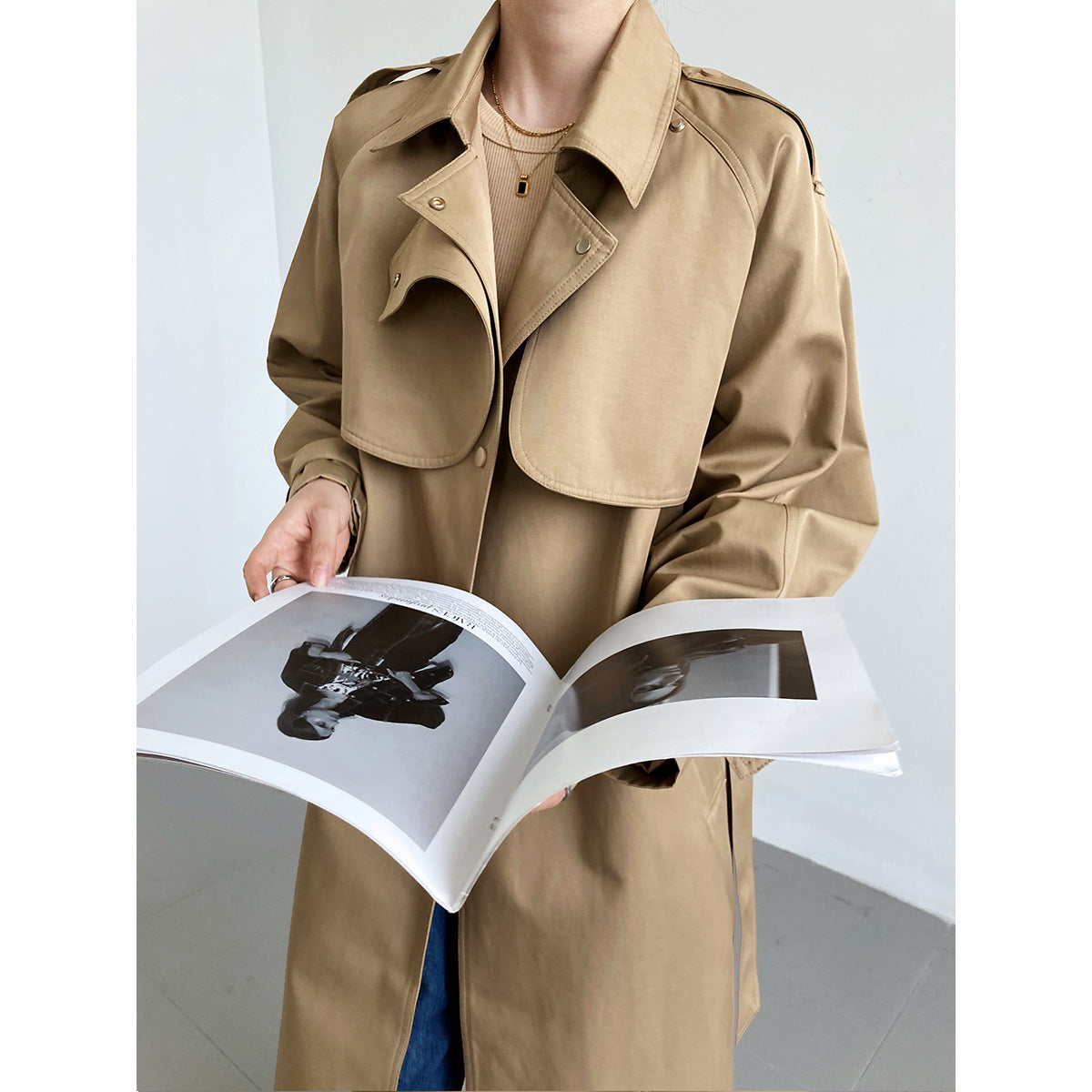 Luxury Designed Fall Long Trench Coats