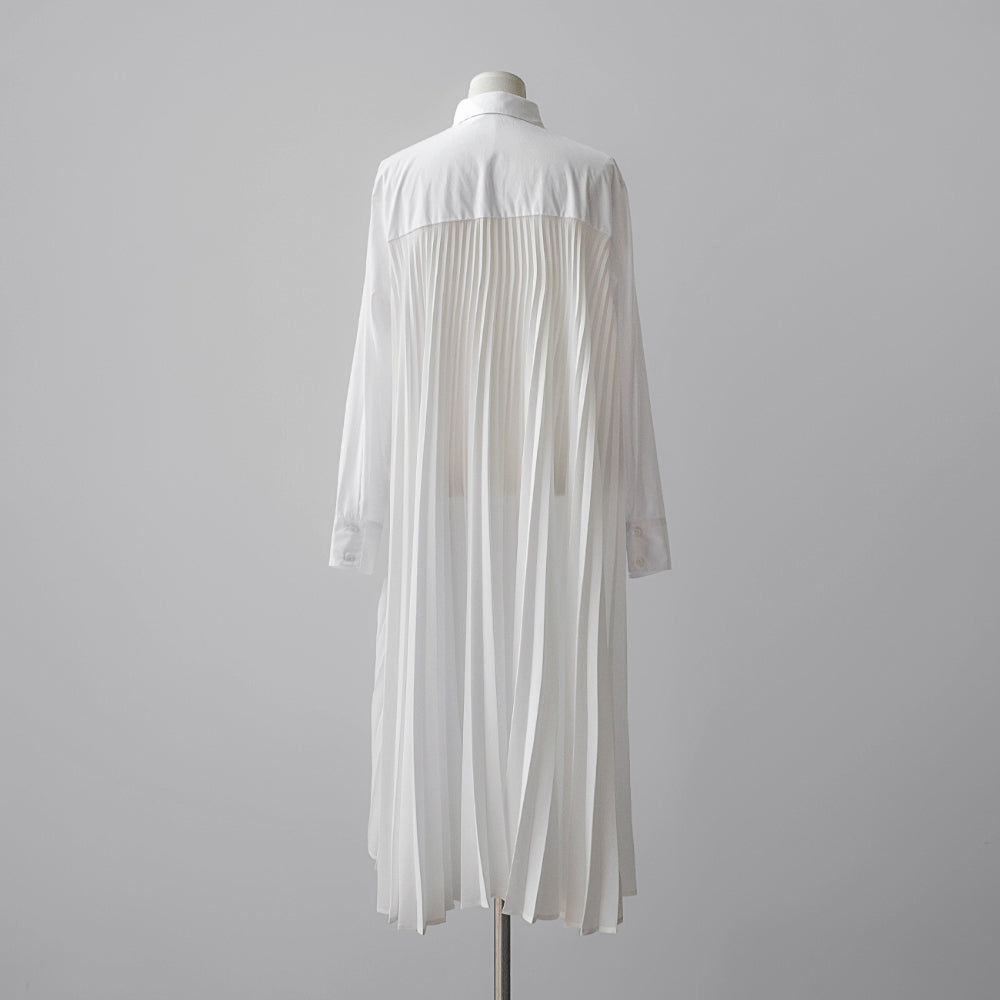 Classy Women Plus Sizes Pleated Long Shirt Dresses-Cozy Dresses-Free Shipping at meselling99