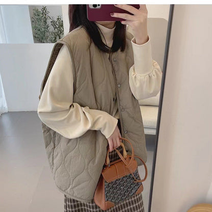 Fashion Women Fleece Warm Vest