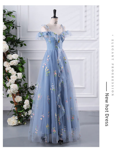 Fairly Off The Shoulder Tulle Bridesmaid Dresses