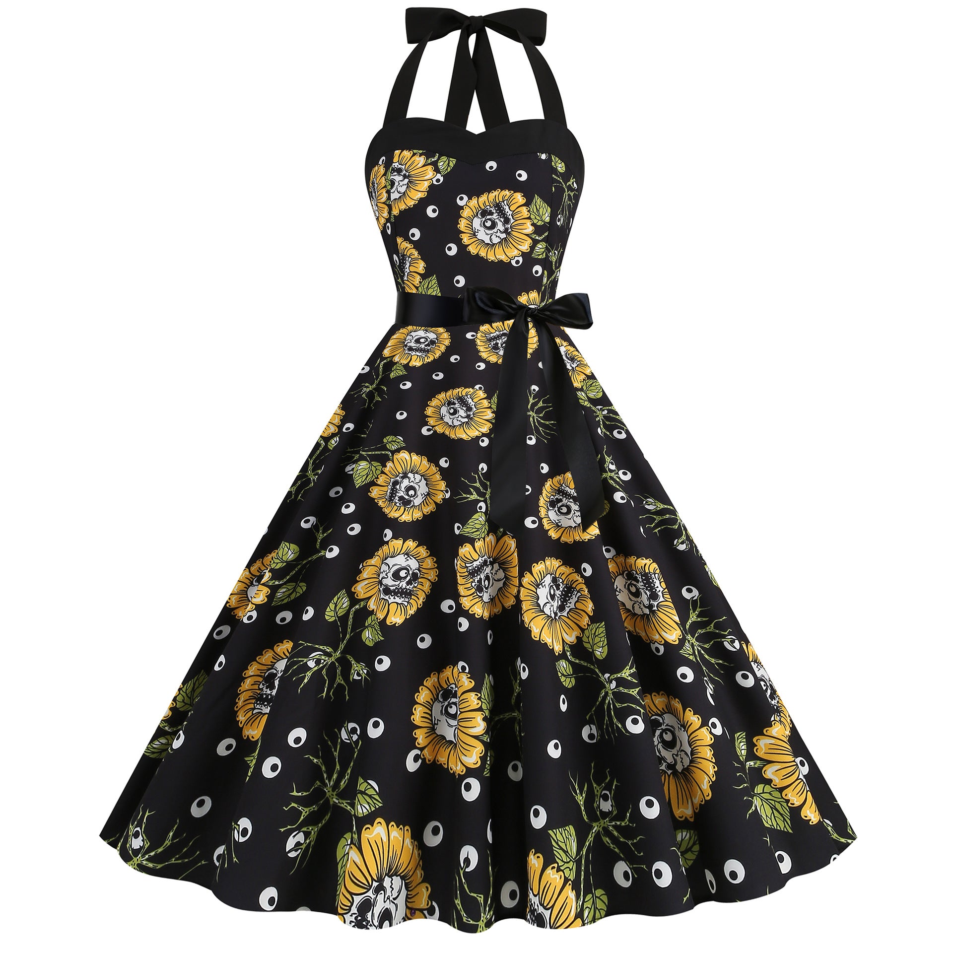 Elegant Vintage Halloween Dress