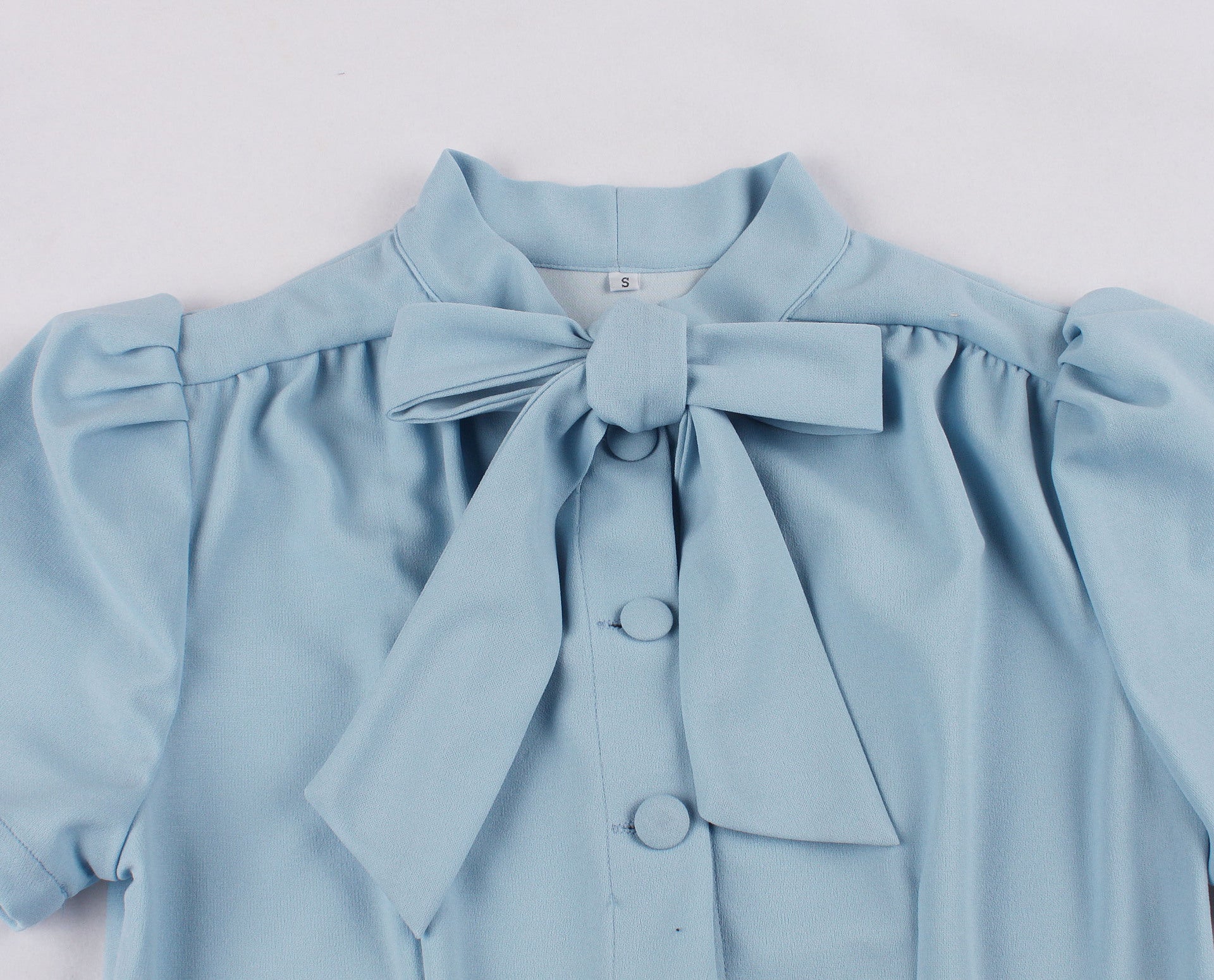 Classy Vintage A Line Women Dresses with Neck Bow-Dresses-Free Shipping at meselling99