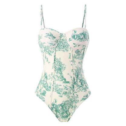 Women's One-Piece Swimsuit with Cover-Up