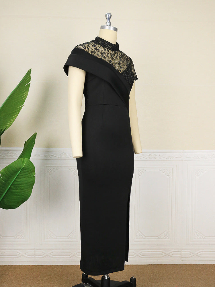 Vintage Lace Short Sleeves Party Dresses for Women-Dresses-Free Shipping at meselling99