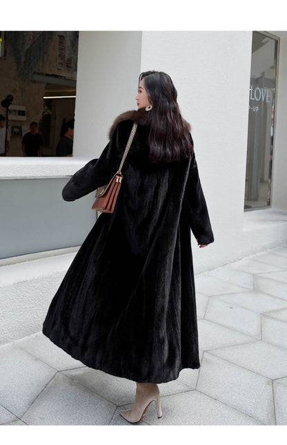 Luxurious Faux Fur Long Winter Overcoats for Women