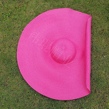 Women Summer Sun-proof Foldable Beach Hats-STYLEGOING