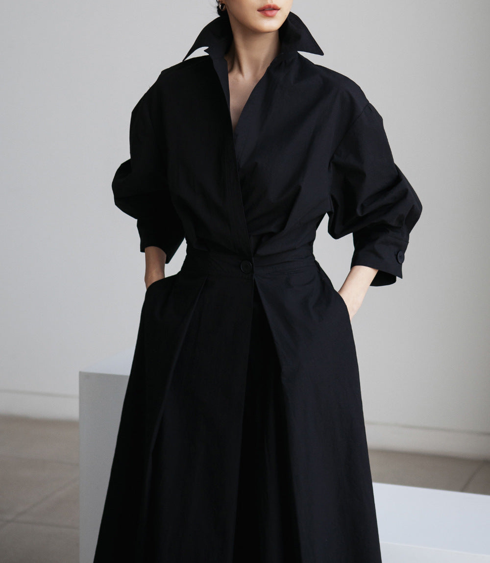 Casual Loose Fashion Long Maxi Shirts Dresses-Cozy Dresses-Free Shipping at meselling99