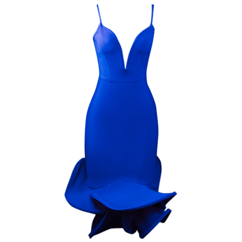 Sexy Women V Neck Bodycon Party Evening Dresses--Free Shipping at meselling99