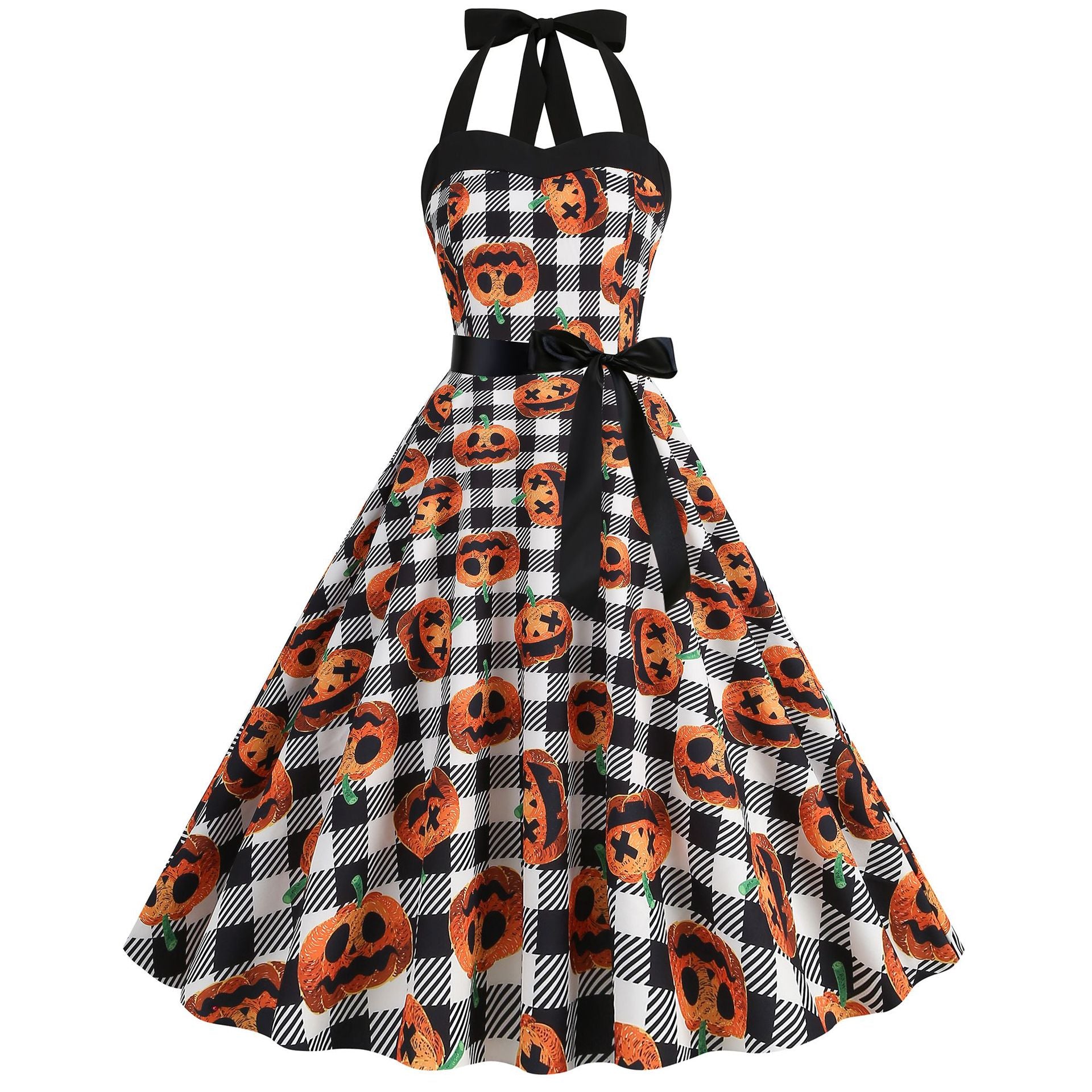 Elegant Vintage Halloween Dress