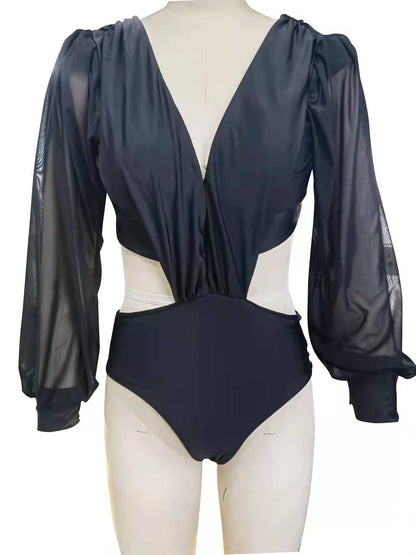 Sexy Long Sleeves Summer Bikini Swimsuits