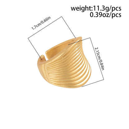 Women Alloy Irregular Flowers Rings