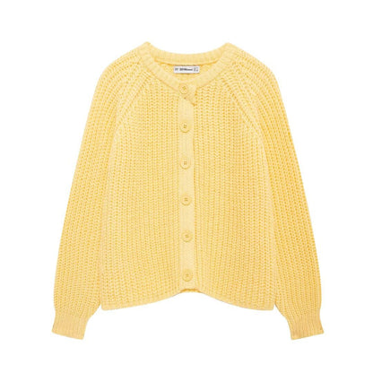 Casual Long Sleeves Knitted Cardigan Sweaters