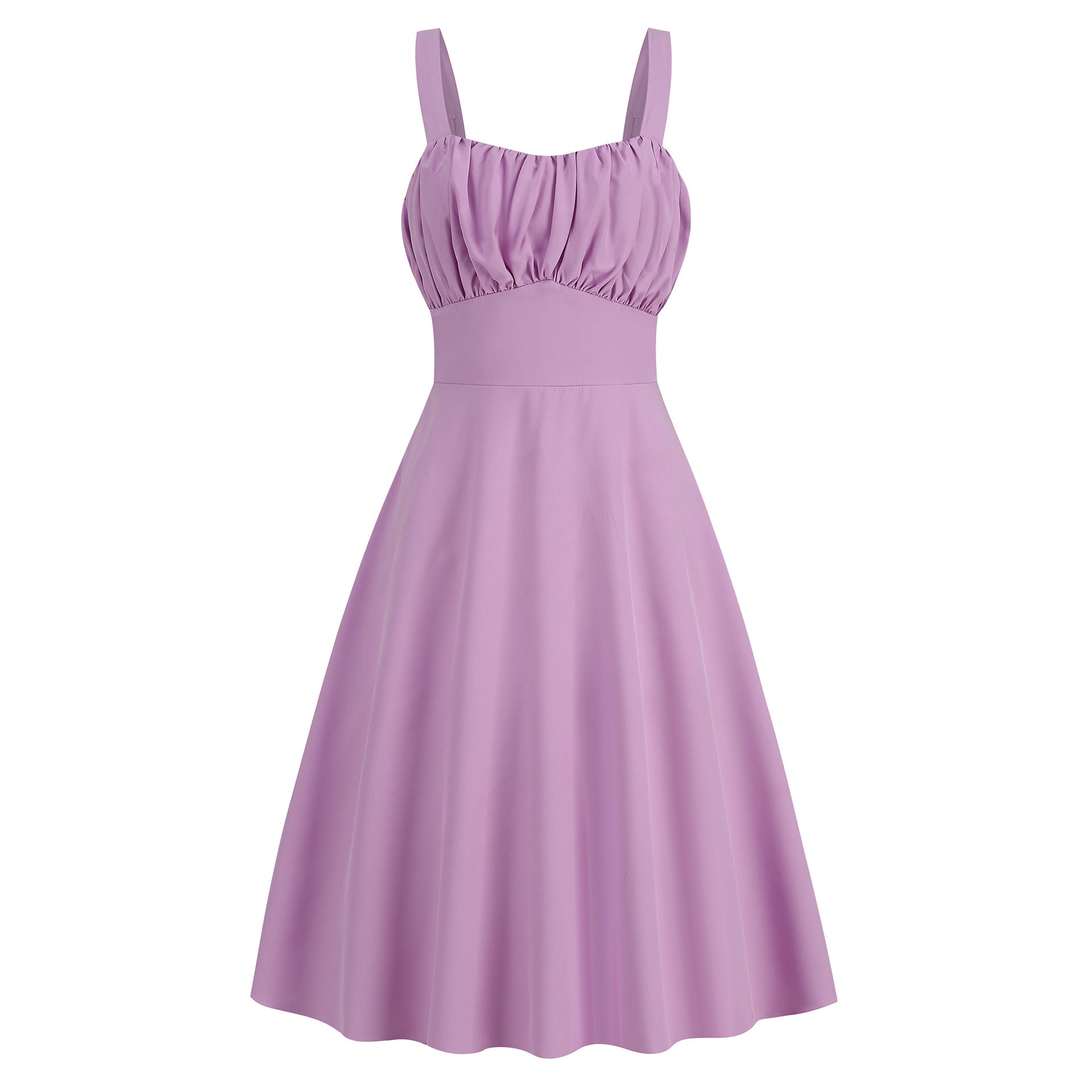 Summer Floral Sundress for Women - Slim Fit Strappy Dress with Cute Print
