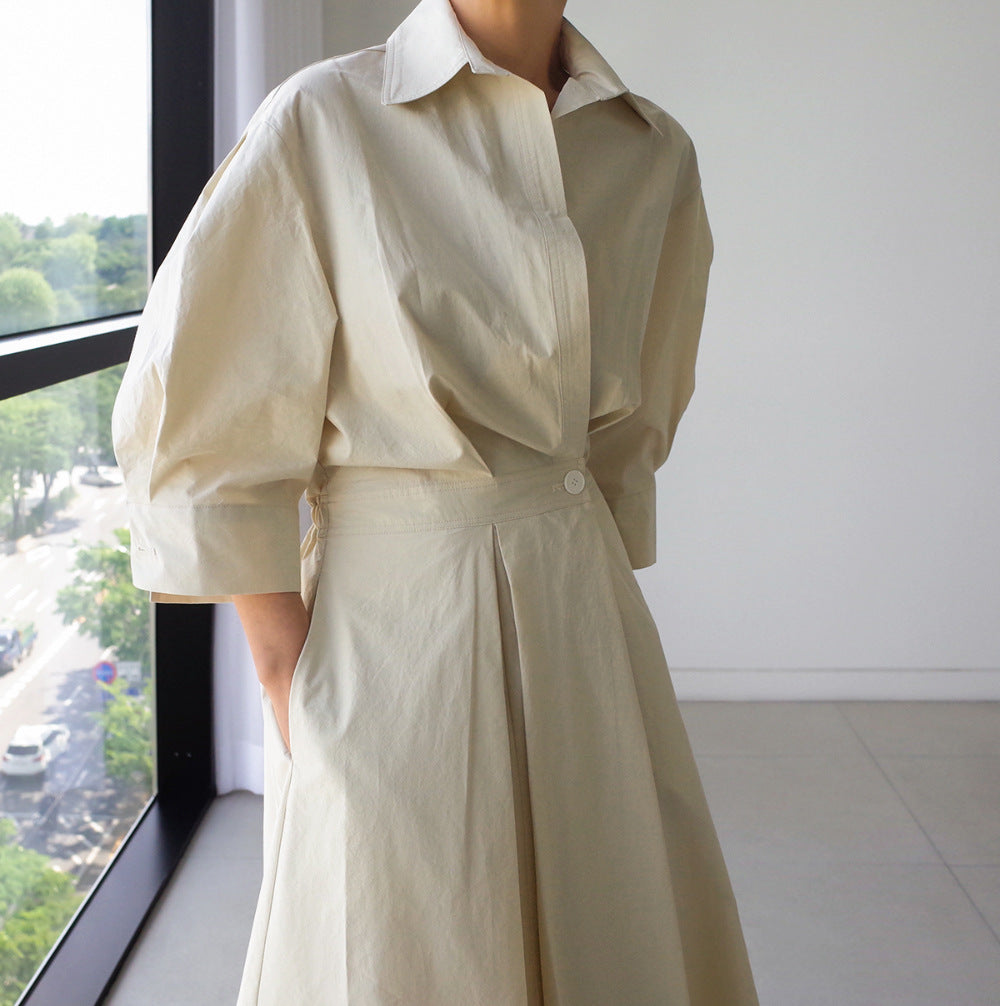 Casual Loose Fashion Long Maxi Shirts Dresses-Cozy Dresses-Free Shipping at meselling99