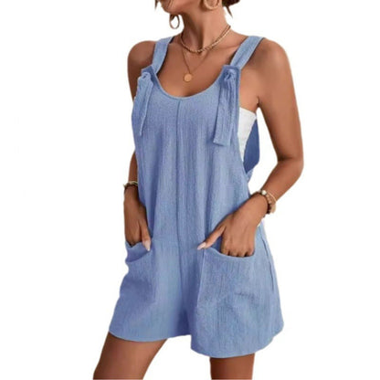 Women's Summer Fashion Jumpsuit – Stylish Sleeveless Overalls & Romper Shorts