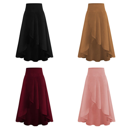 Fashion Ruffled Irregular Summer Skirts