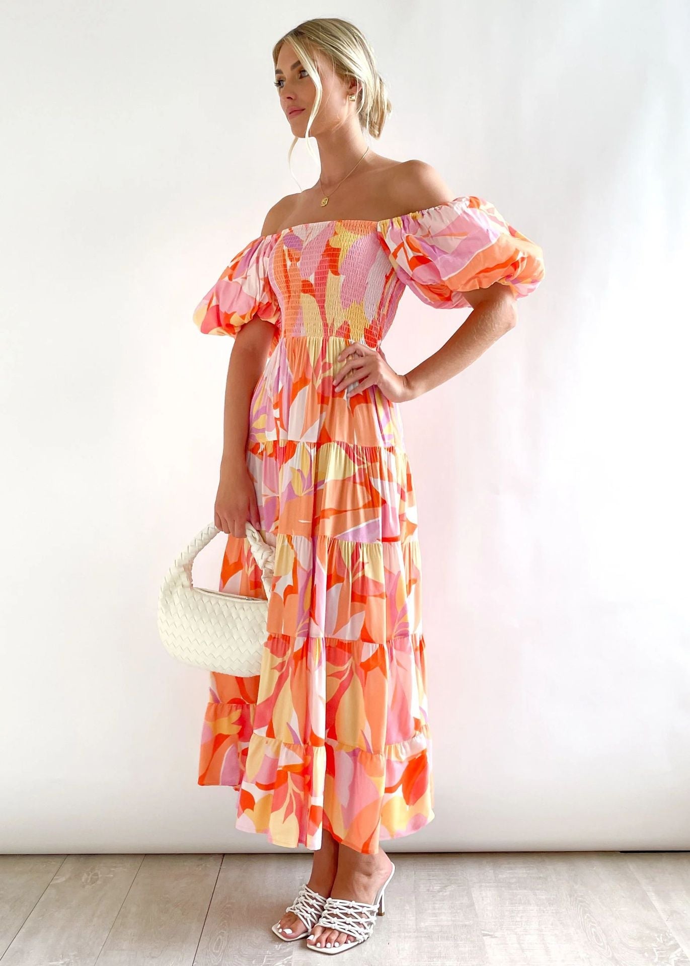 Women's Summer Bubble Sleeve Dress