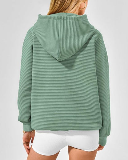 Fashion Long Sleeves Pockets Hoodies