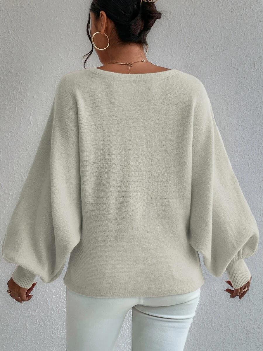 Designed Casual Knitted Pullover Sweaters